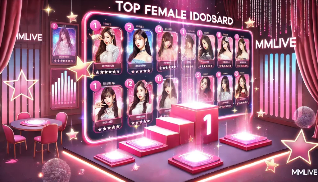 Bảng xếp hạng idol nữ hot nhất MMlive